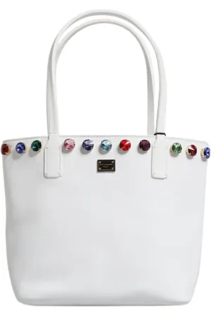 Dolce & Gabbana CrystalEmbellished Shoulder Tote Bag