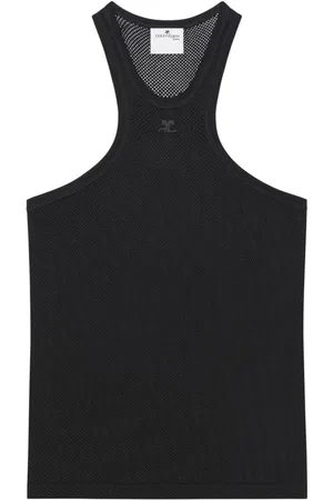 Courrèges Sleeveless Crew Neck Racerback Top