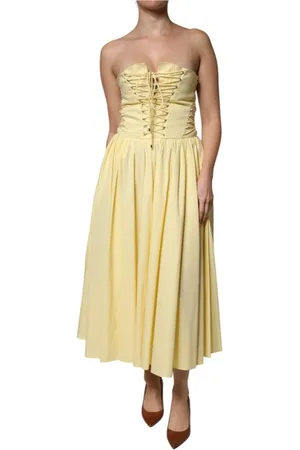 Serafini Party Dresses, female, , XS, Lace Corset Midi Dress
