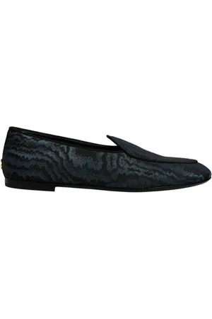 Dolce & Gabbana & Black Slip-On Loafers