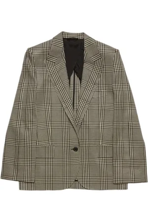 Acne Studios Blazers, female, , M, Brown Multi Suit Blazer