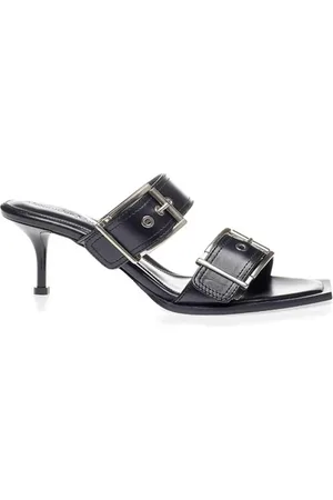 Alexander McQueen Heeled Mules, female, , 4 UK, Chic Leather Sandals