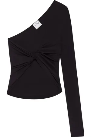 Courrèges One-Shoulder Twist Top