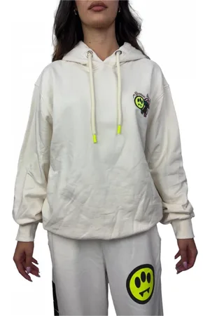 BARROW Hoodies, female, , L, Sweatshirt with Embroidered Logo and Prints