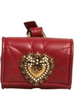 Dolce & Gabbana Leather Heart Strap Airpod Case