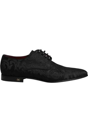 Dolce & Gabbana Business Shoes, male, , 9 UK, Embroidered Brogue Derby Shoes