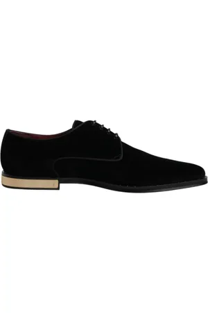 Dolce & Gabbana Business Shoes, male, , 9 UK, Velvet Derbies Shoes