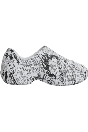 Dolce & Gabbana Sneakers, male, , 8 UK, Graffiti Slip-On Trainers