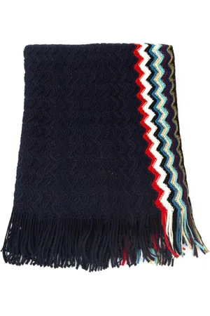 Missoni Winter Scarves, male, , ONE SIZE, Geometric Fantasy Wool Scarf