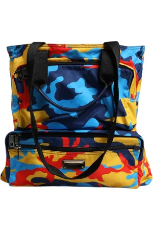 Dolce & Gabbana Camo Nylon Tote Bag