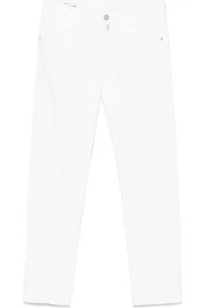 Incotex Slim-fit Trousers, male, , W30, Logo Patch Slim Fit Jeans