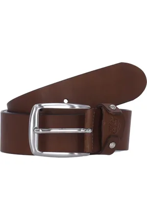 Timberland Belts, male, , M, Leather Belt with Metal Buckle