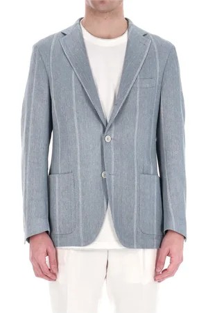 ELEVENTY Clear Linen-Cotton Comfort Jacket