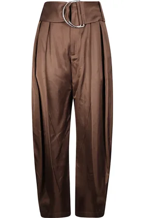 J.W.Anderson Wide Trousers, female, , 2XS, Pleated D Ring Trousers