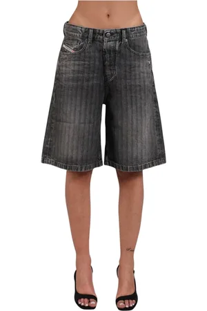 Diesel Denim Shorts, female, , W29, Denim Fishbone Bermuda Shorts