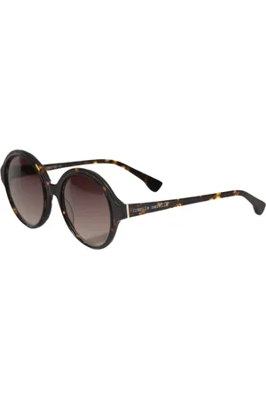 FRANKIE MORELLO Sunglasses, female, , ONE SIZE, Chic Round Sunglasses with Tortoiseshell Pattern