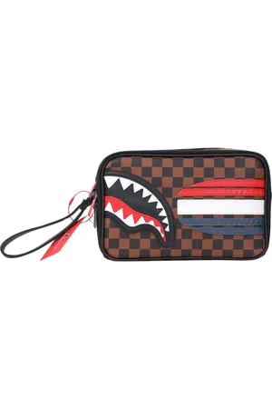Sprayground Toilet Bags, unisex, , ONE SIZE, Checkered Pouch Bag