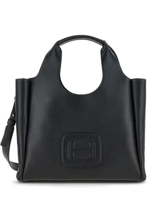 Hogan Handbags, female, , ONE SIZE, Leather Shoulder Bag with Logo