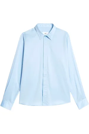 Ami Shirts, female, , XS, Sky Hidden Buttoning Shirt