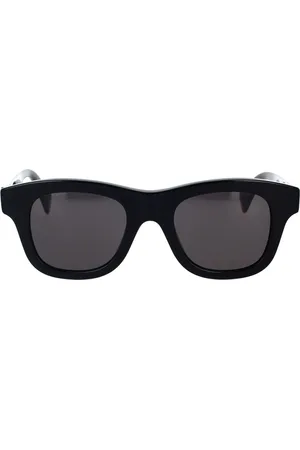 Kenzo Geometric Sunglasses with Acetate Frame and Grey Lenses