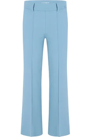 Cambio Wide Trousers, female, , 2XL, Comfortable Francoise Cropped Trousers with Elastic Waist