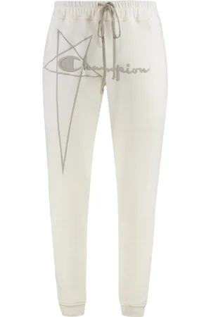 Rick Owens Champion Cotton Joggers with Logo