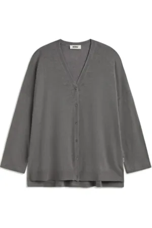 ECOALF Cardigans, female, , S, Berry Linen Jersey Jumper