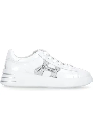 Hogan Sneakers, female, , 6 UK, Leather Trainers with Lurex Details
