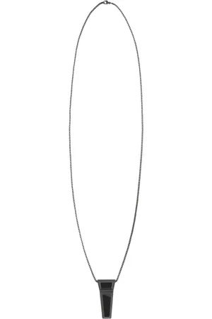 Rick Owens Necklaces, male, , ONE SIZE, Brass Trunk Pendant Necklace