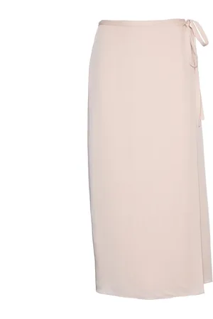 THEORY Blush Gonna Cl Tie Wrap Skirt