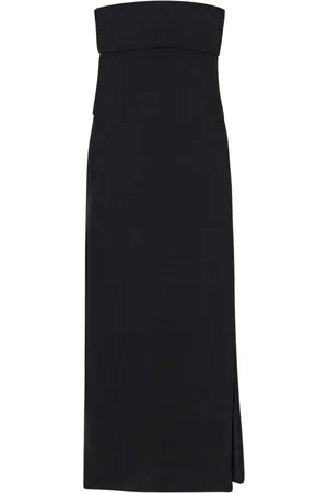 Closed Maxi Dresses, female, , XS, Cotton Bouclé Strapless Dress with Side Slit