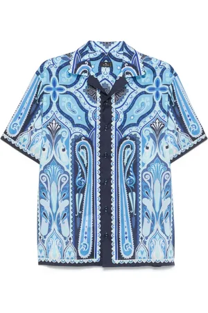 Etro Pegaso Motif Button Shirt