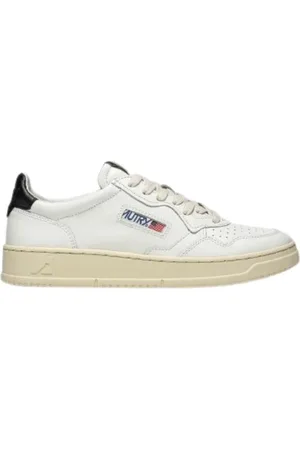 Autry Sneakers, female, , 7 UK, Leather Trainers with Black Heel Tab