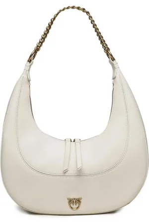 Pinko Leather Shoulder Bag with Zip