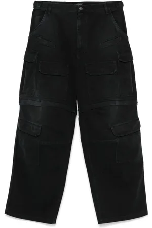 Balenciaga Straight Jeans, male, , M, Jeans with Front Button and Zip Fastening