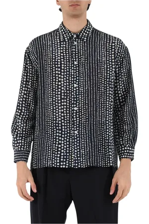 Mauro Grifoni Casual Shirts, male, , L, Silk patterned shirt with button closure