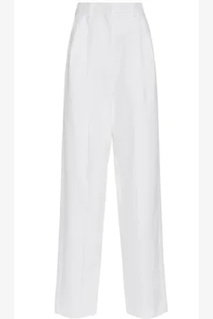 Sportmax Straight Trousers, female, , XS, Wide Leg Trousers