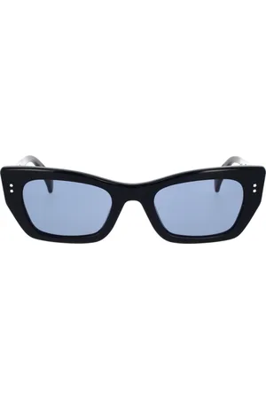 Kenzo Sunglasses, unisex, , 51 MM, Cat-Eye Sunglasses with Blue Lenses