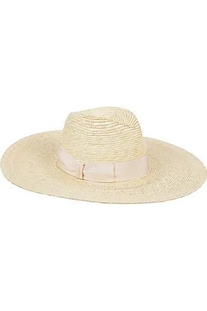 Borsalino Hats, female, , M, Straw Hat with Cream Band