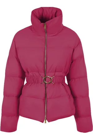 Pinko Winter Jackets, female, , XS, Quilted Beige Jacket with Removable Hood