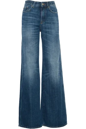 DEPARTMENT FIVE Wide Jeans, female, , W26, Wide Leg Jeans Azzurro Ss25