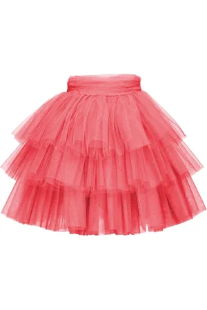 Pinko Short Skirts, female, , 2XS, Layered tulle skirt with belt