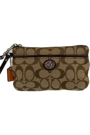 Coach Pre-owned Clutches, female, , ONE SIZE, Pre-owned Canvas handbags