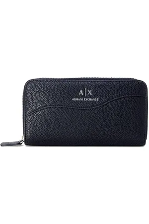 Armani Exchange Wallets & Cardholders, female, , ONE SIZE, Printed Wallet with Zip Fastening