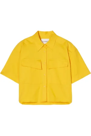 Closed Shirts, female, , M, Cotton Poplin Short Blouse A-Line Style
