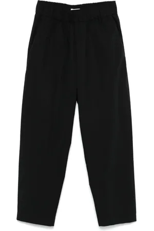 BARENA Cropped Trousers, female, , 2XS, Elasticated Waistband Diagonal Pockets Shorts