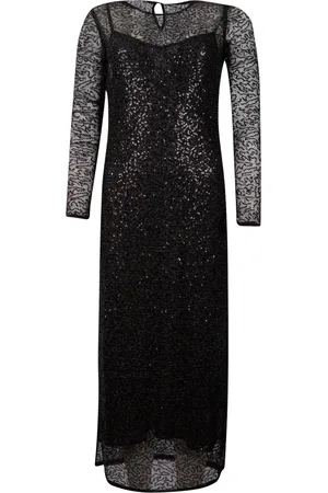 Pinko Party Dresses, female, , L, Mesh Long Sleeve Dress