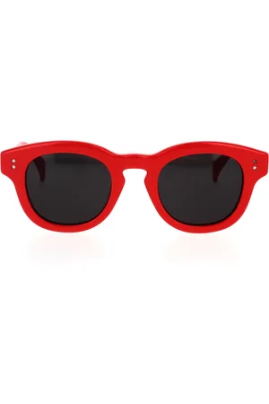 Kenzo Round Sunglasses with Grey Lenses