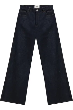 COPERNI Wide Jeans, female, , XS, High-Waisted Wide-Leg Jeans