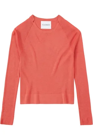 Closed Round-neck Knitwear, female, , XL, Wool Fine Knit Jumper